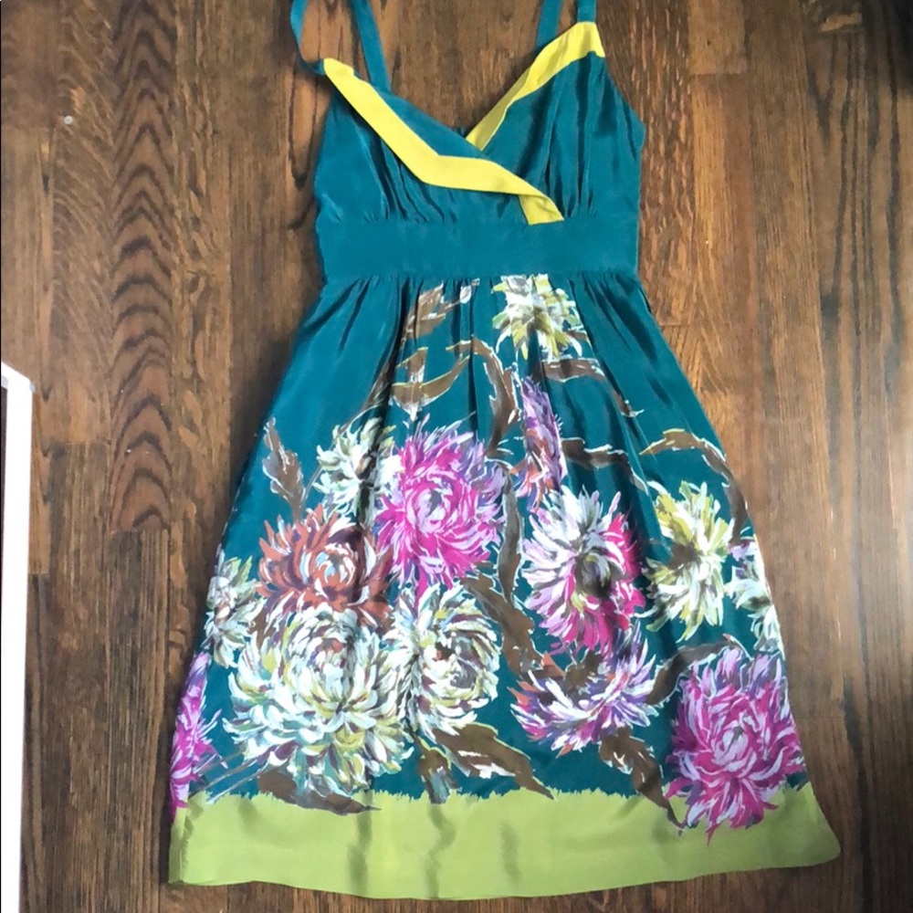 Anthropologie brand Maeve 100% Silk Dress